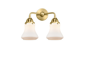 Bellmont - 2 Light - 14 inch - Satin Gold - Bath Vanity Light (288-2W-SG-G191)