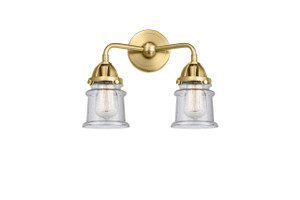Canton - 2 Light - 13 inch - Satin Gold - Bath Vanity Light (288-2W-SG-G184S-LED)