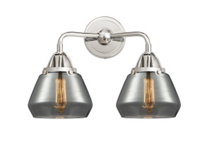 Fulton - 2 Light - 15 inch - Polished Chrome - Bath Vanity Light (288-2W-PC-G173)
