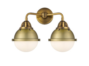Hampden - 2 Light - 15 inch - Brushed Brass - Bath Vanity Light (288-2W-BB-HFS-61-BB)