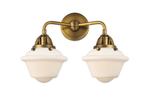 Oxford - 2 Light - 16 inch - Brushed Brass - Bath Vanity Light (288-2W-BB-G531-LED)