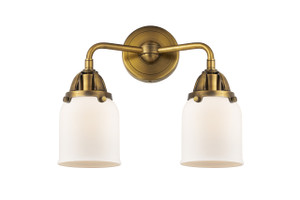 Bell - 2 Light - 13 inch - Brushed Brass - Bath Vanity Light (288-2W-BB-G51)