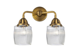 Colton - 2 Light - 14 inch - Brushed Brass - Bath Vanity Light (288-2W-BB-G302)