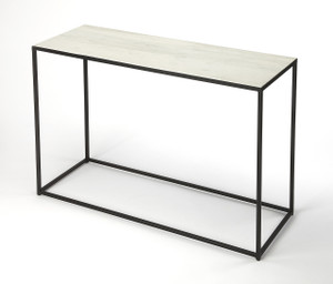 Phinney Marble & Metal Console Table (9387389) Phinney Marble & Metal Console Table (9387389)