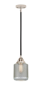Stanton - 1 Light - 6 inch - Black Polished Nickel - Cord hung - Mini Pendant (288-1S-BPN-G262-LED)