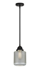 Stanton - 1 Light - 6 inch - Matte Black - Cord hung - Mini Pendant (288-1S-BK-G262-LED)