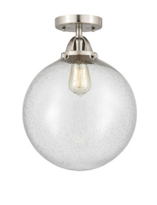 Beacon - 1 Light - 12 inch - Brushed Satin Nickel - Semi-Flush Mount (288-1C-SN-G204-12-LED)