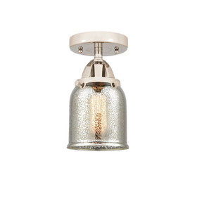 Bell - 1 Light - 5 inch - Polished Nickel - Semi-Flush Mount (288-1C-PN-G58-LED) Bell - 1 Light - 5 inch - Polished Nickel - Semi-Flush Mount (288-1C-PN-G58-LED)