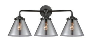 Cone - 3 Light - 26 inch - Oil Rubbed Bronze - Bath Vanity Light (284-3W-OB-G43)