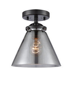 Cone - 1 Light - 8 inch - Oil Rubbed Bronze - Semi-Flush Mount (284-1C-OB-G43)
