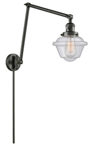 Oxford - 1 Light - 8 inch - Oil Rubbed Bronze - Swing Arm (238-OB-G534-LED)