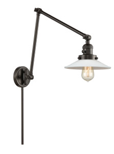Halophane - 1 Light - 9 inch - Oil Rubbed Bronze - Swing Arm (238-OB-G1)