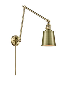Addison - 1 Light - 8 inch - Antique Brass - Swing Arm (238-AB-M9-AB) Addison - 1 Light - 8 inch - Antique Brass - Swing Arm (238-AB-M9-AB)