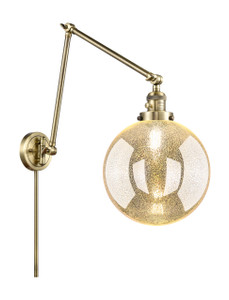Beacon - 1 Light - 10 inch - Antique Brass - Swing Arm (238-AB-G208-10)