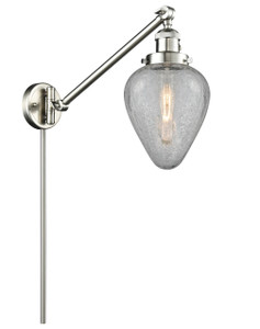 Geneseo - 1 Light - 8 inch - Brushed Satin Nickel - Swing Arm (237-SN-G165)