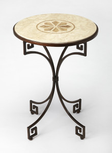 Rhea Fossil Stone Side Table (3952025) Rhea Fossil Stone Side Table (3952025)