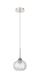 Berkshire - 1 Light - 7 inch - Polished Nickel - Cord Hung - Pendant (323-1P-PN-G323-7CL)