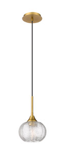 Berkshire - 1 Light - 7 inch - Brushed Brass - Cord Hung - Pendant (323-1P-BB-G323-7CL)