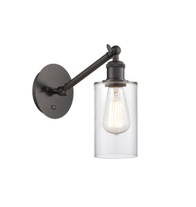 Clymer - 1 Light - 4 inch - Oil Rubbed Bronze - Sconce (317-1W-OB-G802) Clymer - 1 Light - 4 inch - Oil Rubbed Bronze - Sconce (317-1W-OB-G802)