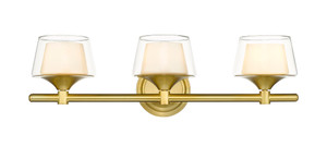 Laguna - 3 Light - 24 inch - Satin Gold - Bath Vanity Light (311-3W-SG-CLW)