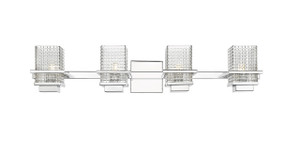 Wellfleet - 4 Light - 33 inch - Polished Chrome - Bath Vanity Light (310-4W-PC-CL-LED)