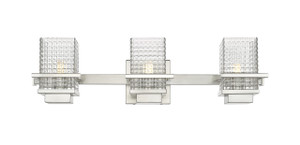 Wellfleet - 3 Light - 24 inch - Satin Nickel - Bath Vanity Light (310-3W-SN-CL-LED)