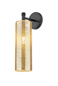 Crown Point - 1 Light - 5 inch - Matte Black - Sconce (434-1W-BK-G434-12ME)