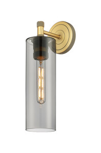 Crown Point - 1 Light - 5 inch - Brushed Brass - Sconce (434-1W-BB-G434-12SM)