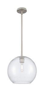 Crown Point - 1 Light - 12 inch - Satin Nickel - Pendant (434-1S-SN-G124-12)
