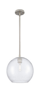 Crown Point - 1 Light - 10 inch - Satin Nickel - Pendant (434-1S-SN-G124-10)
