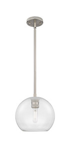 Crown Point - 1 Light - 8 inch - Satin Nickel - Pendant (434-1S-SN-G122-8)