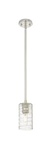 Crown Point - 1 Light - 5 inch - Polished Nickel - Pendant (434-1S-PN-G434-7DE)