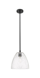Crown Point - 1 Light - 9 inch - Matte Black - Pendant (434-1S-BK-GBD-94)