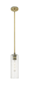 Crown Point - 1 Light - 5 inch - Brushed Brass - Pendant (434-1S-BB-G434-12SDY)