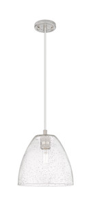 Crown Point - 1 Light - 9 inch - Satin Nickel - Pendant (434-1P-SN-GBD-94)