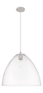 Crown Point - 1 Light - 16 inch - Satin Nickel - Pendant (434-1P-SN-GBD-162)