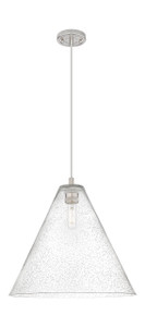 Crown Point - 1 Light - 16 inch - Satin Nickel - Pendant (434-1P-SN-GBC-164)