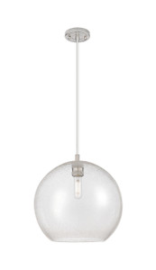 Crown Point - 1 Light - 12 inch - Satin Nickel - Pendant (434-1P-SN-G124-12)