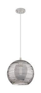 Crown Point - 1 Light - 10 inch - Satin Nickel - Pendant (434-1P-SN-G1213-10SM)
