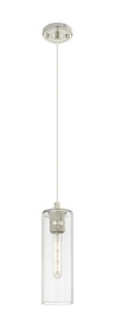 Crown Point - 1 Light - 5 inch - Polished Nickel - Pendant (434-1P-PN-G434-12CL)