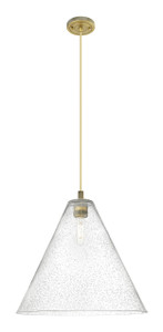 Crown Point - 1 Light - 16 inch - Brushed Brass - Pendant (434-1P-BB-GBC-164)