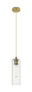 Crown Point - 1 Light - 5 inch - Brushed Brass - Pendant (434-1P-BB-G434-12SDY)