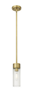 Empire - 1 Light - 3 inch - Brushed Brass - Pendant (429-1S-BB-G429-8CL)