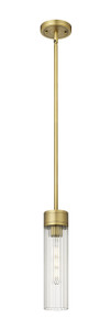 Empire - 1 Light - 3 inch - Brushed Brass - Pendant (429-1S-BB-G429-11CL)