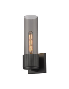 Bolivar - 1 Light - 5 inch - Matte Black - Sconce (428-1W-BK-G428-12SM)