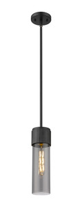 Bolivar - 1 Light - 5 inch - Matte Black - Pendant (428-1S-BK-G428-12SM)