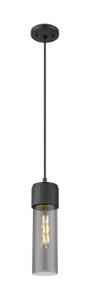 Bolivar - 1 Light - 5 inch - Matte Black - Pendant (428-1P-BK-G428-12SM)