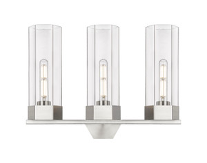 Claverack - 3 Light - 22 inch - Satin Nickel - Bath Vanity Light (427-3W-SN-G427-14CL)
