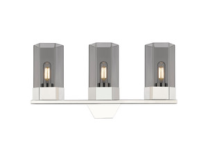 Claverack - 3 Light - 22 inch - Polished Nickel - Bath Vanity Light (427-3W-PN-G427-9SM)
