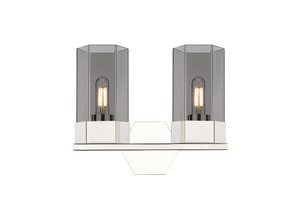 Claverack - 2 Light - 13 inch - Polished Nickel - Bath Vanity Light (427-2W-PN-G427-9SM)
